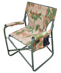 Deluxe Folding Chair with Arms frame Aluminum CCD Colour