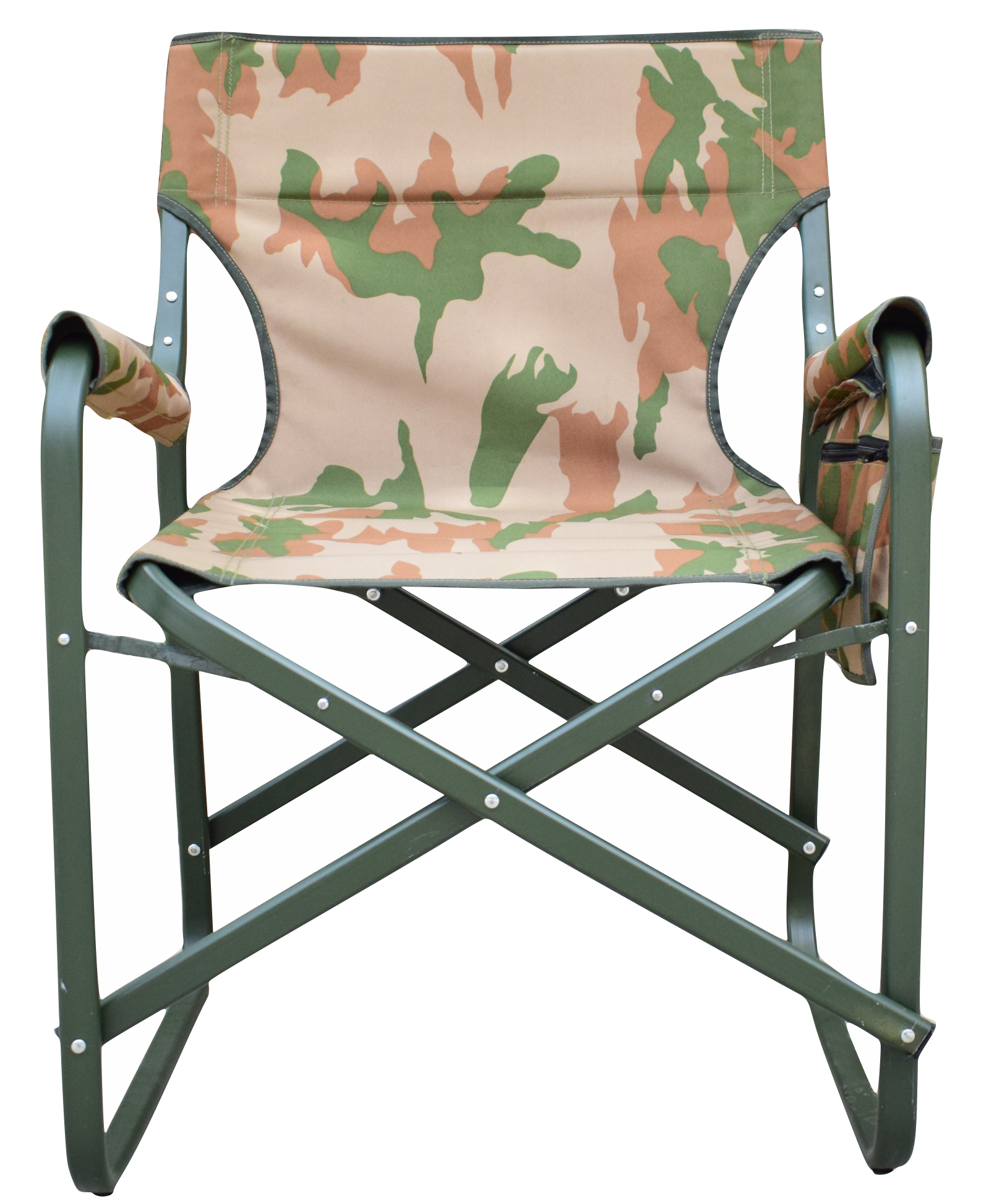 Deluxe Folding Chair with Arms frame Aluminum CCD Colour