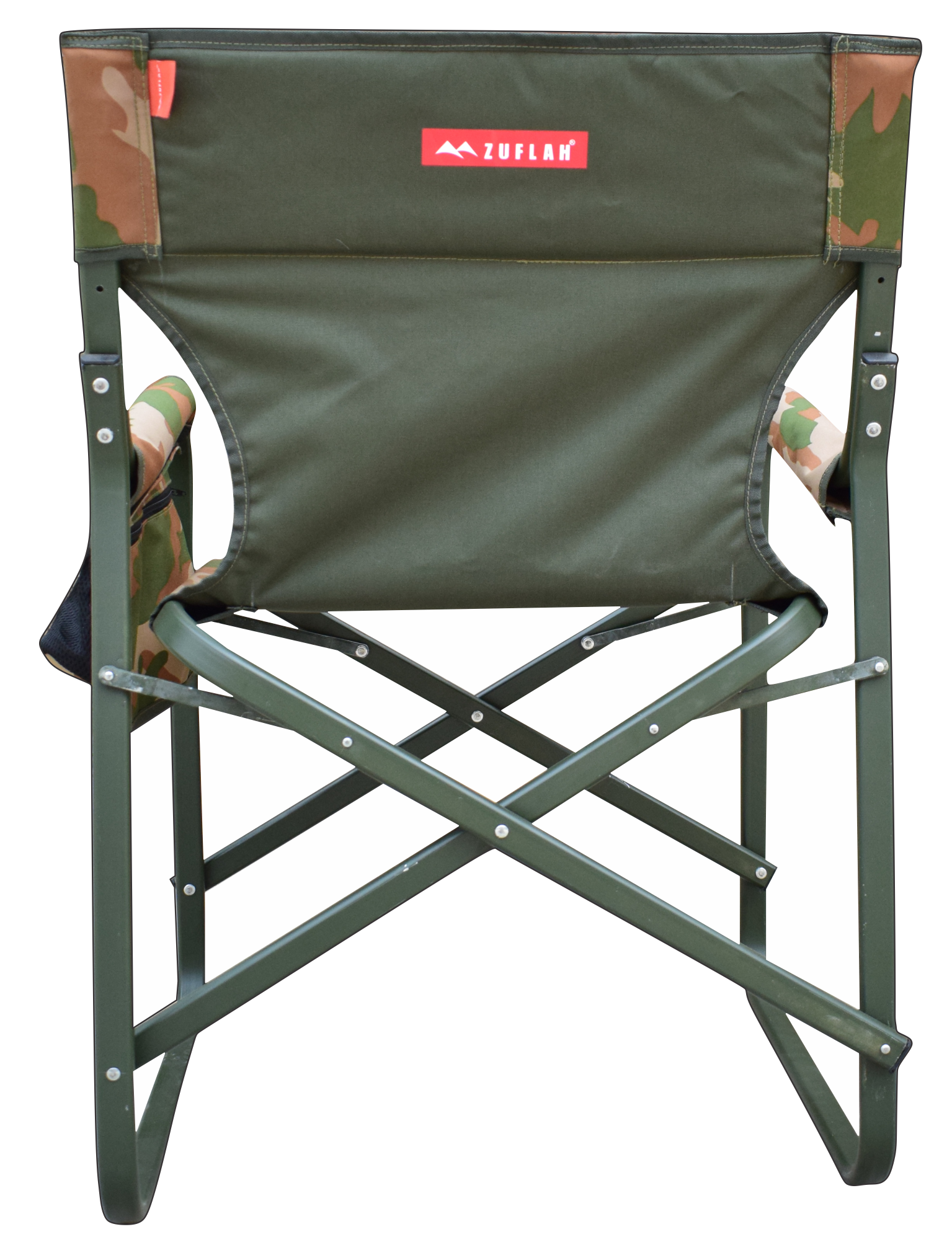 Deluxe Folding Chair with Arms frame Aluminum CCD Colour