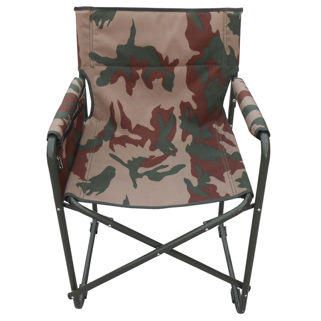 Zuflah Camping Folding Chair With Arms Frame Iron Camouflage - view 2