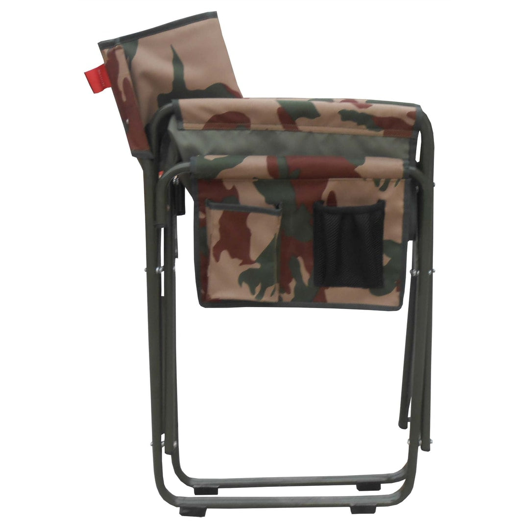 Zuflah Camping Folding Chair With Arms Frame Iron Camouflage - view 5