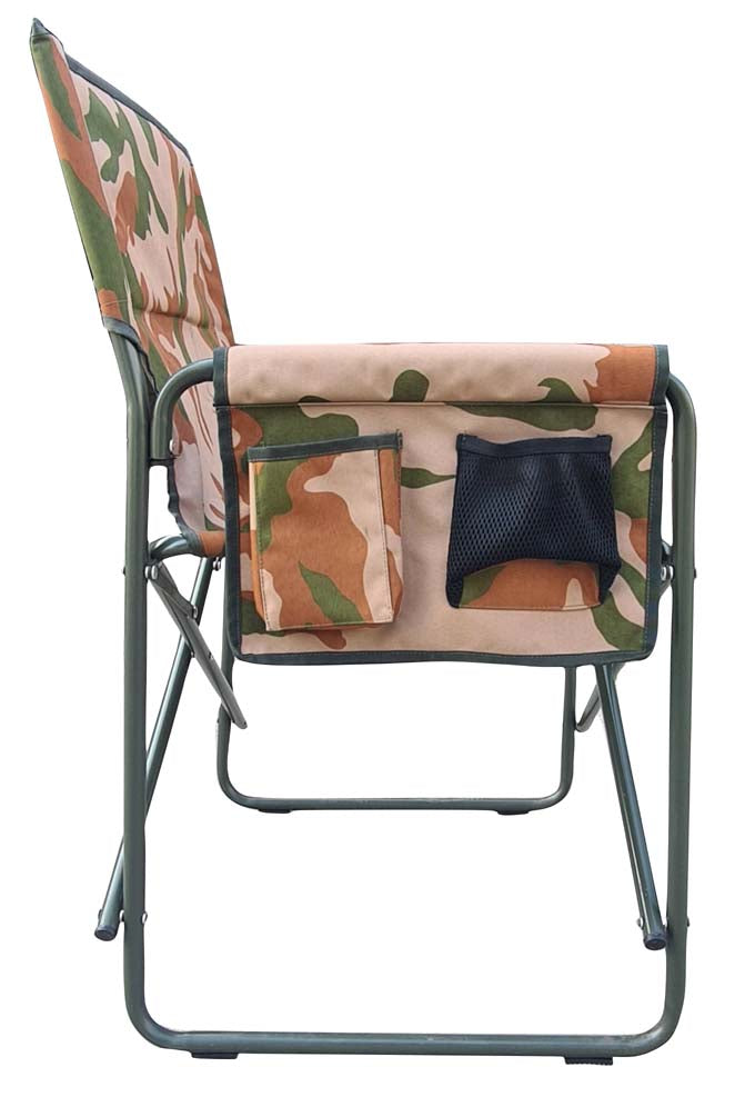 Camping Folding Chair With Arms frame Iron Large CCD Colour
