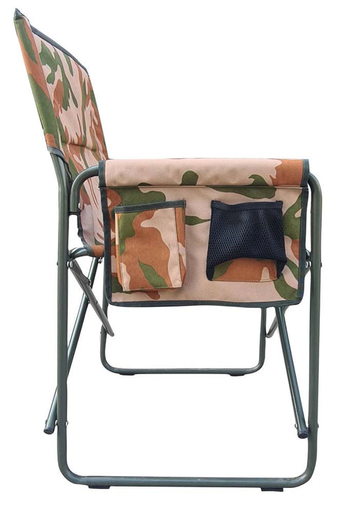 Camping Folding Chair With Arms frame Iron Large CCD Colour
