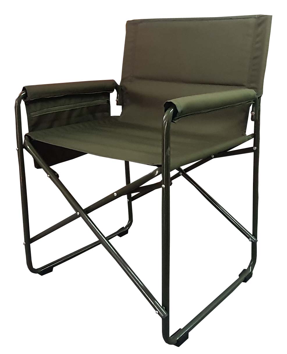 Camping Folding Chair With Arms frame Iron Large
