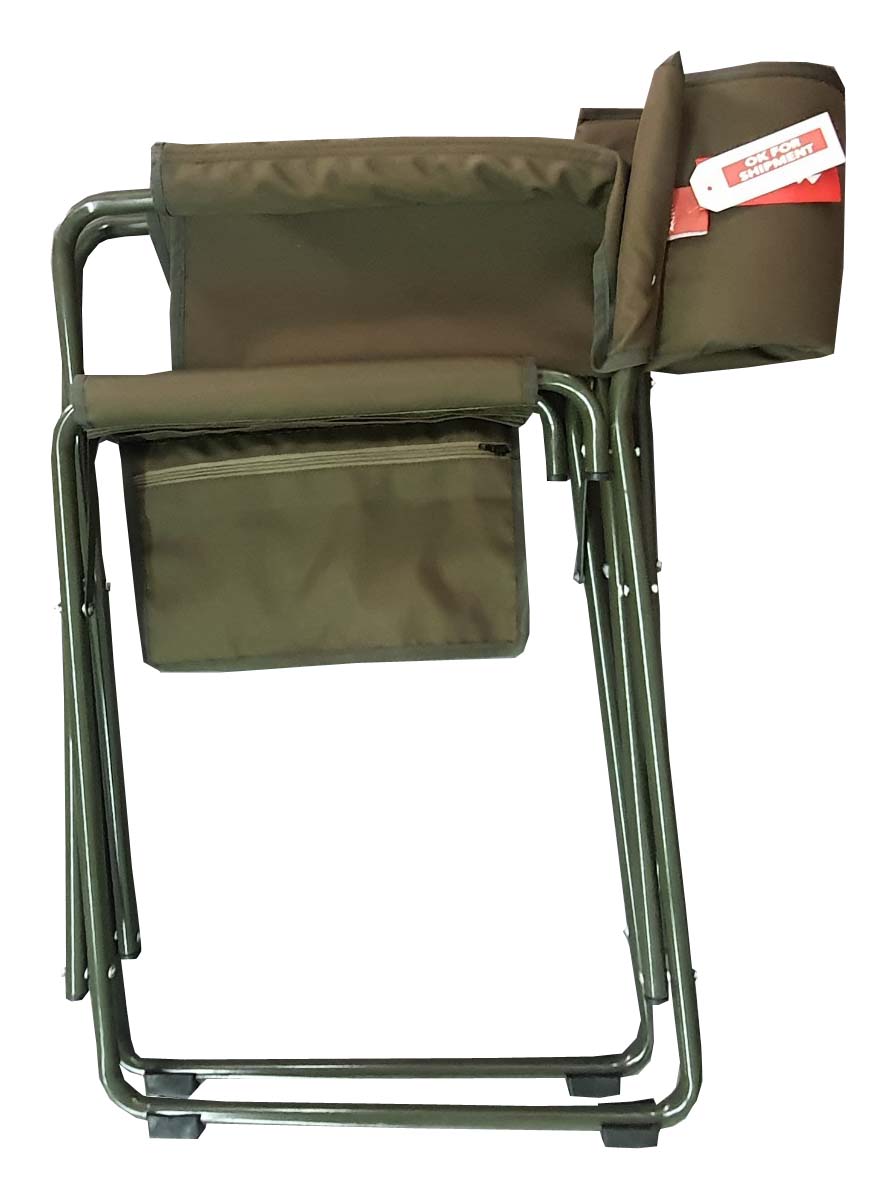 Camping Folding Chair With Arms frame Iron Large