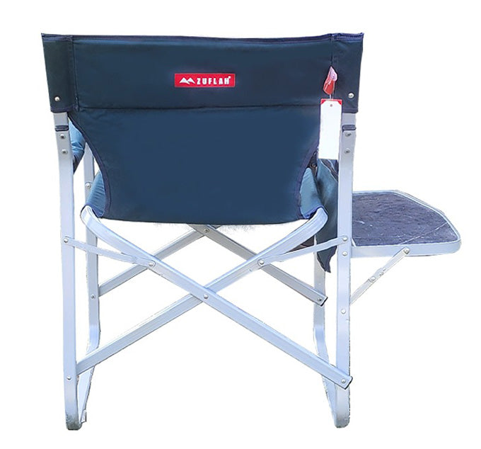 Deluxe Folding Chair with Arms & Attahced Table Frame Aluminum