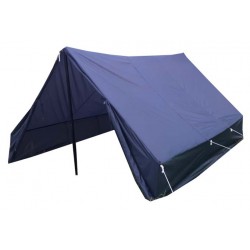 Economical Flood Relief Tent 3X4m (10X13ft) Single Fly with Wall